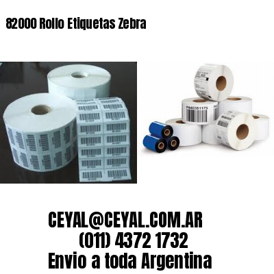 82000 Rollo Etiquetas Zebra