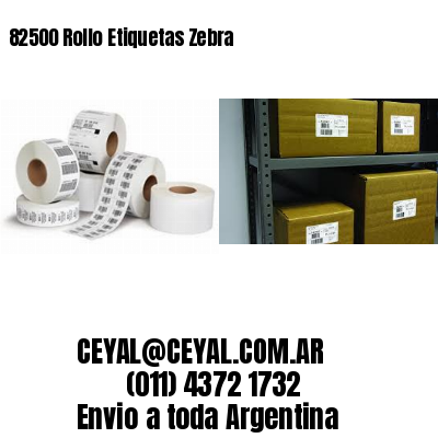 82500 Rollo Etiquetas Zebra