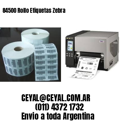 84500 Rollo Etiquetas Zebra