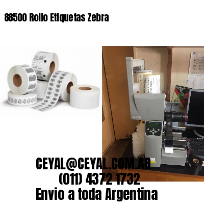 88500 Rollo Etiquetas Zebra