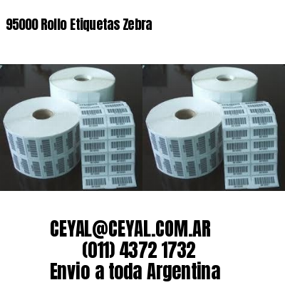 95000 Rollo Etiquetas Zebra