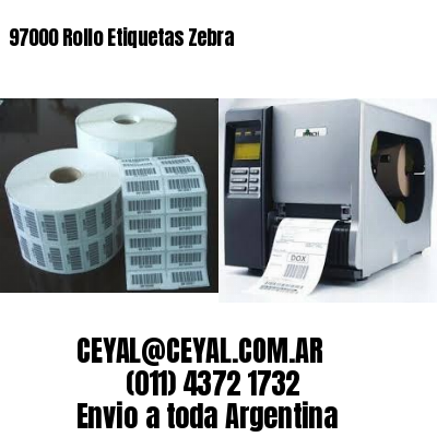 97000 Rollo Etiquetas Zebra