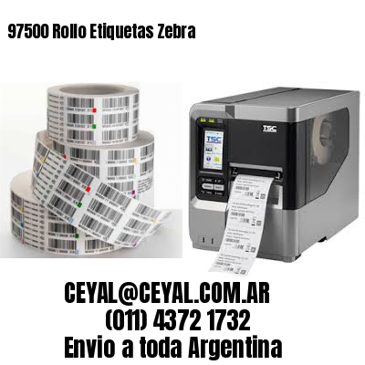 97500 Rollo Etiquetas Zebra