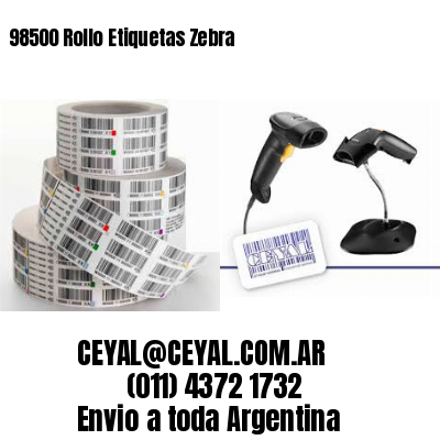 98500 Rollo Etiquetas Zebra