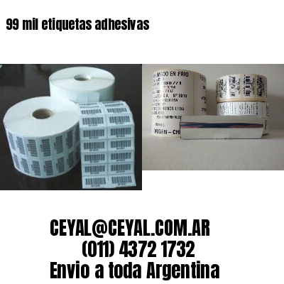 99 mil etiquetas adhesivas