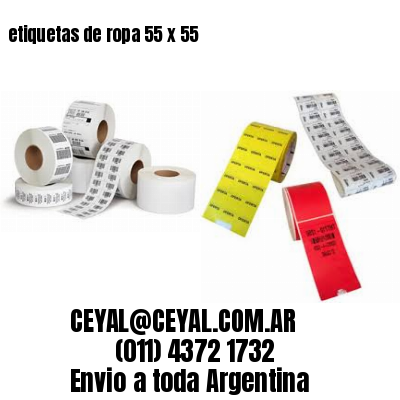 etiquetas de ropa 55 x 55