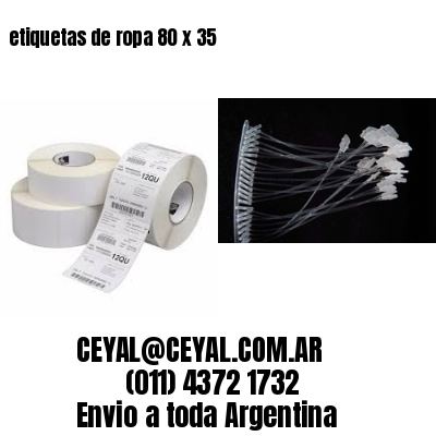 etiquetas de ropa 80 x 35