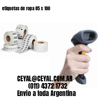 etiquetas de ropa 85 x 100