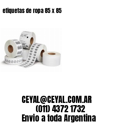 etiquetas de ropa 85 x 85