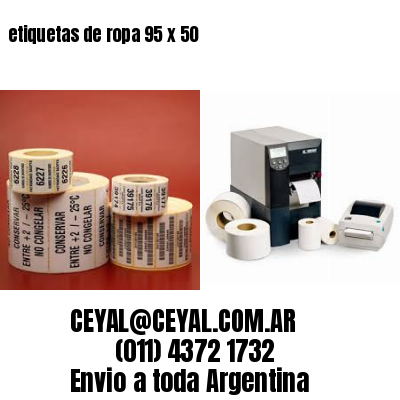 etiquetas de ropa 95 x 50