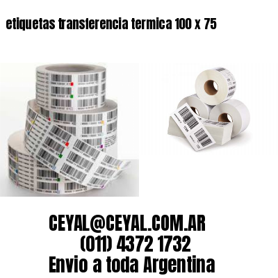 etiquetas transferencia termica 100 x 75