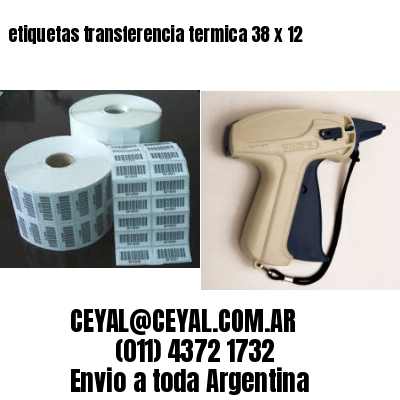etiquetas transferencia termica 38 x 12