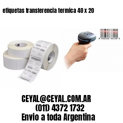 etiquetas transferencia termica 40 x 20