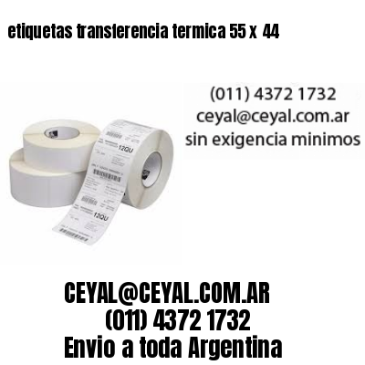 etiquetas transferencia termica 55 x 44