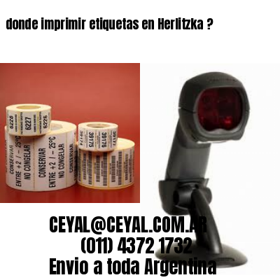 donde imprimir etiquetas en Herlitzka ?