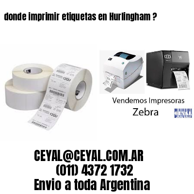 donde imprimir etiquetas en Hurlingham ?