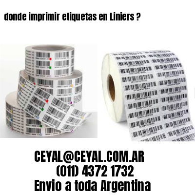 donde imprimir etiquetas en Liniers ?