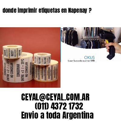 donde imprimir etiquetas en Napenay ?