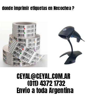 donde imprimir etiquetas en Necochea ?