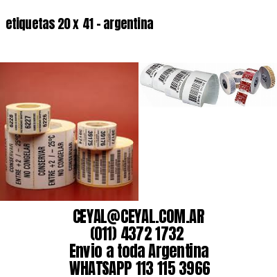 etiquetas 20 x 41 – argentina