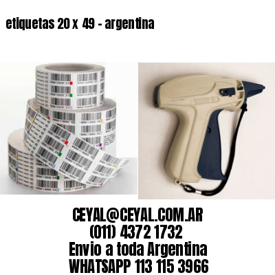etiquetas 20 x 49 – argentina