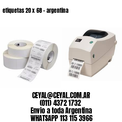 etiquetas 20 x 68 – argentina
