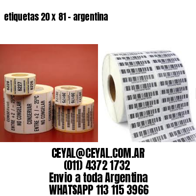etiquetas 20 x 81 – argentina