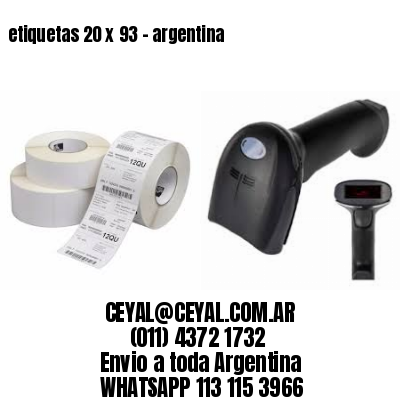 etiquetas 20 x 93 – argentina