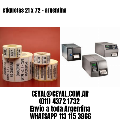 etiquetas 21 x 72 – argentina