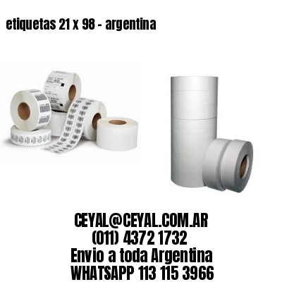 etiquetas 21 x 98 – argentina