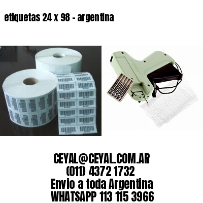 etiquetas 24 x 98 – argentina