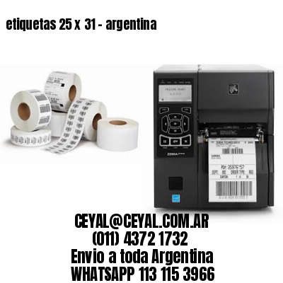 etiquetas 25 x 31 – argentina