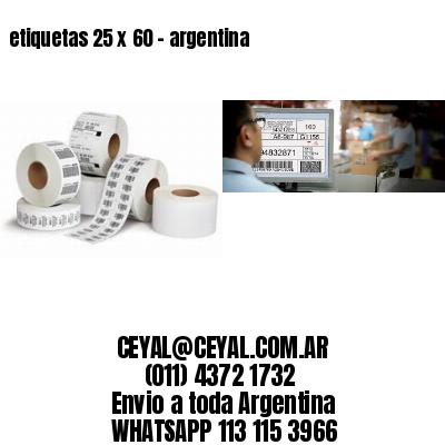 etiquetas 25 x 60 – argentina