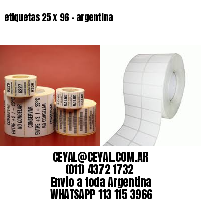 etiquetas 25 x 96 – argentina