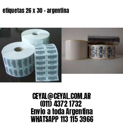 etiquetas 26 x 30 – argentina