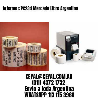 Intermec PC23d Mercado Libre Argentina