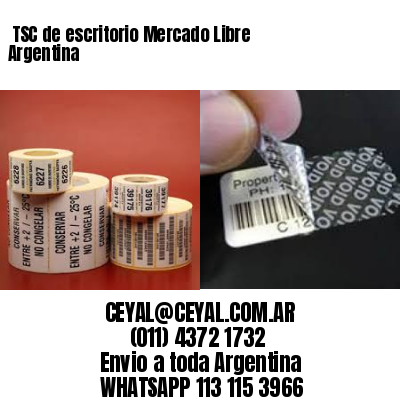 TSC de escritorio Mercado Libre Argentina