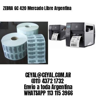 ZEBRA GC 420 Mercado Libre Argentina