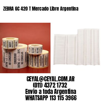 ZEBRA GC 420 T Mercado Libre Argentina