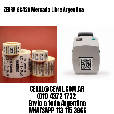 ZEBRA GC420 Mercado Libre Argentina
