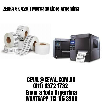 ZEBRA GK 420 T Mercado Libre Argentina