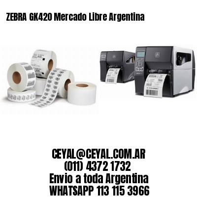 ZEBRA GK420 Mercado Libre Argentina