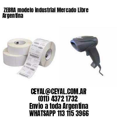 ZEBRA modelo industrial Mercado Libre Argentina