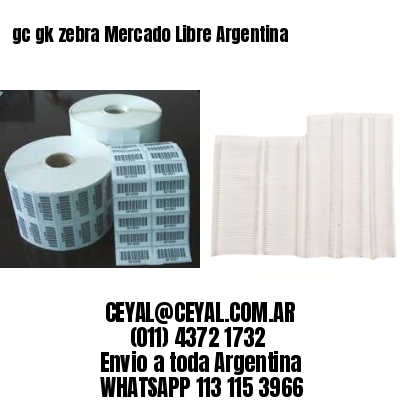 gc gk zebra Mercado Libre Argentina