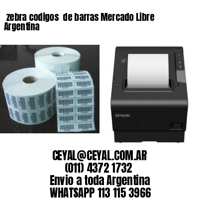 zebra codigos  de barras Mercado Libre Argentina