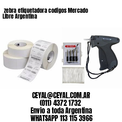 zebra etiquetadora codigos Mercado Libre Argentina
