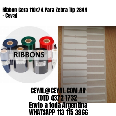 Ribbon Cera 110×74 Para Zebra Tlp 2844  – Ceyal