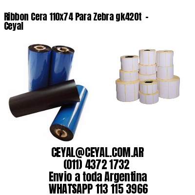 Ribbon Cera 110×74 Para Zebra gk420t  – Ceyal