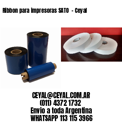 Ribbon para impresoras SATO  – Ceyal