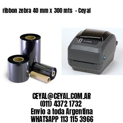 ribbon zebra 40 mm x 300 mts  – Ceyal